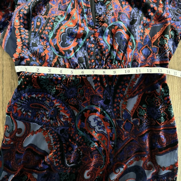 Anthropologie Burnout Velvet Maxi Dress - Picture 13 of 15